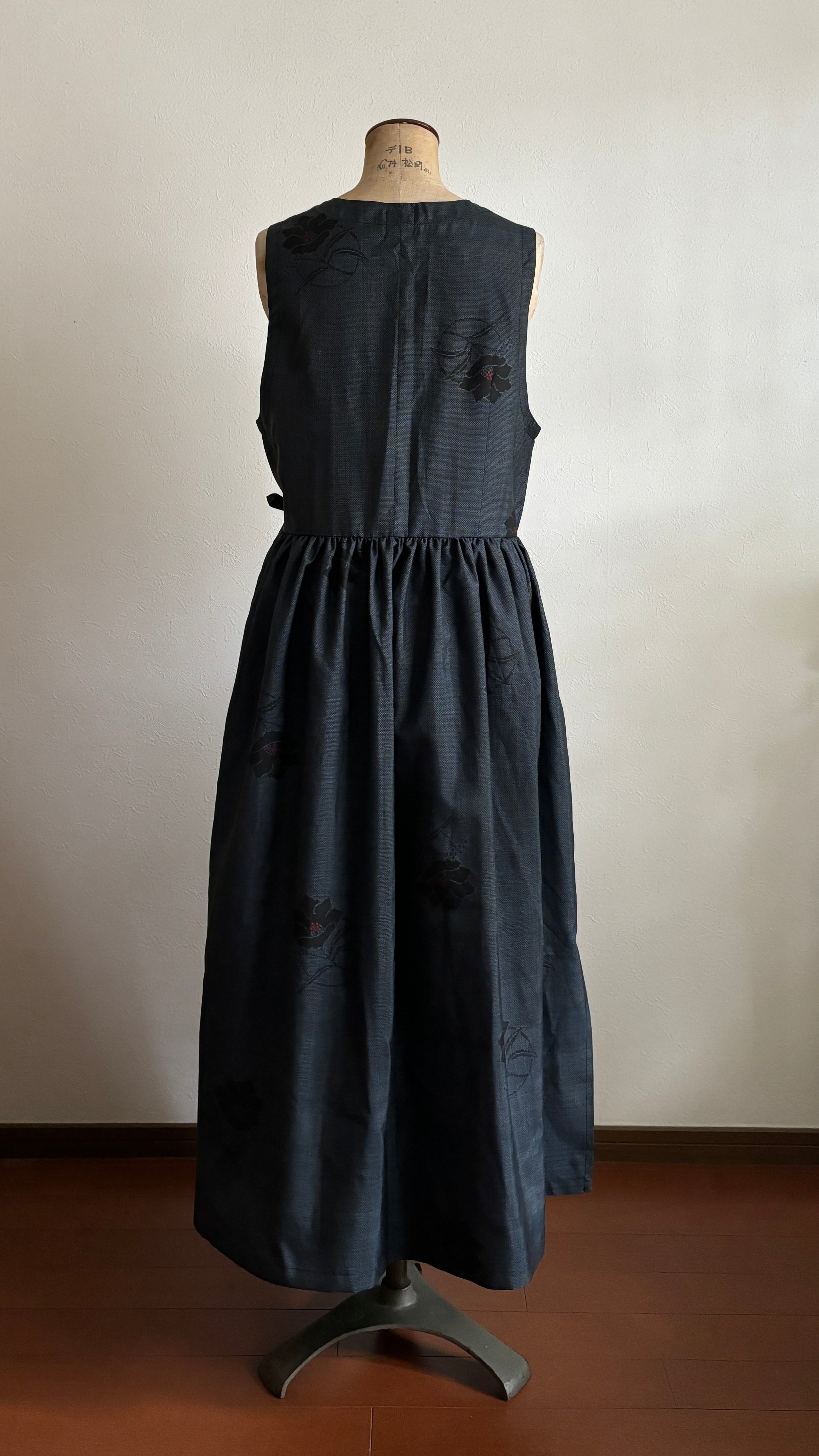 26－ ＼墨月灯り －SUMITSUKIAKARI－／ 身幅48cm  着丈120.5cm
